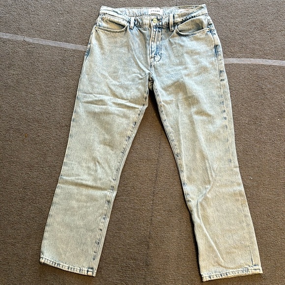 Le High Waist Slim Straight Leg Jeans - Picture 2 of 4